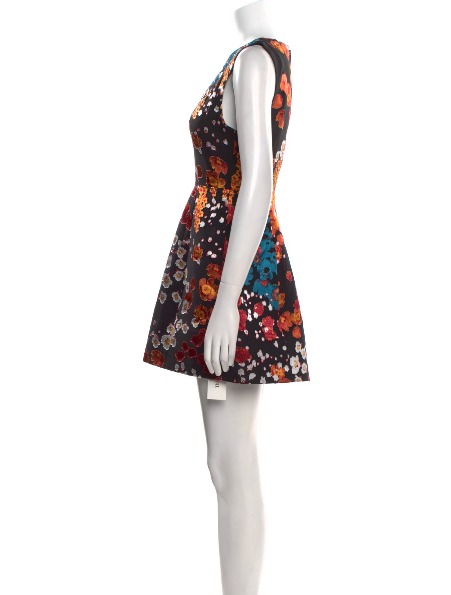 Alice + Olivia Floral Print Mini Dress