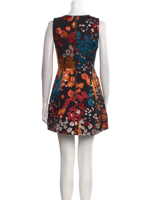 Alice + Olivia Floral Print Mini Dress