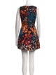 Alice + Olivia Floral Print Mini Dress