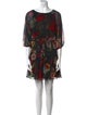 Alice + Olivia Floral Print Mini Dress
