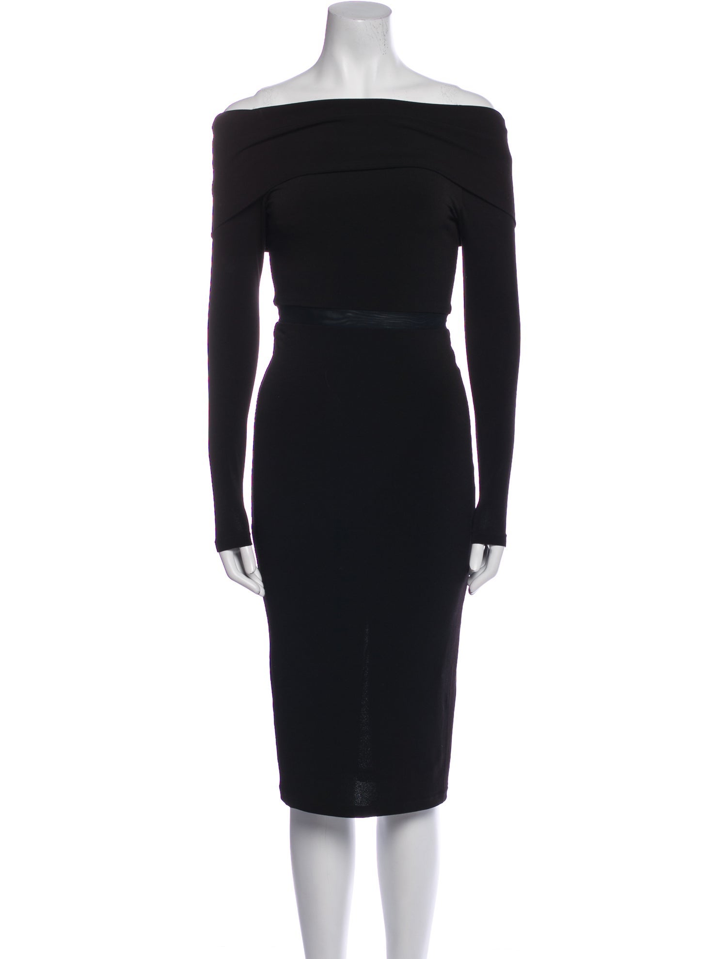 Alice + Olivia Off-The-Shoulder Knee-Length Dress