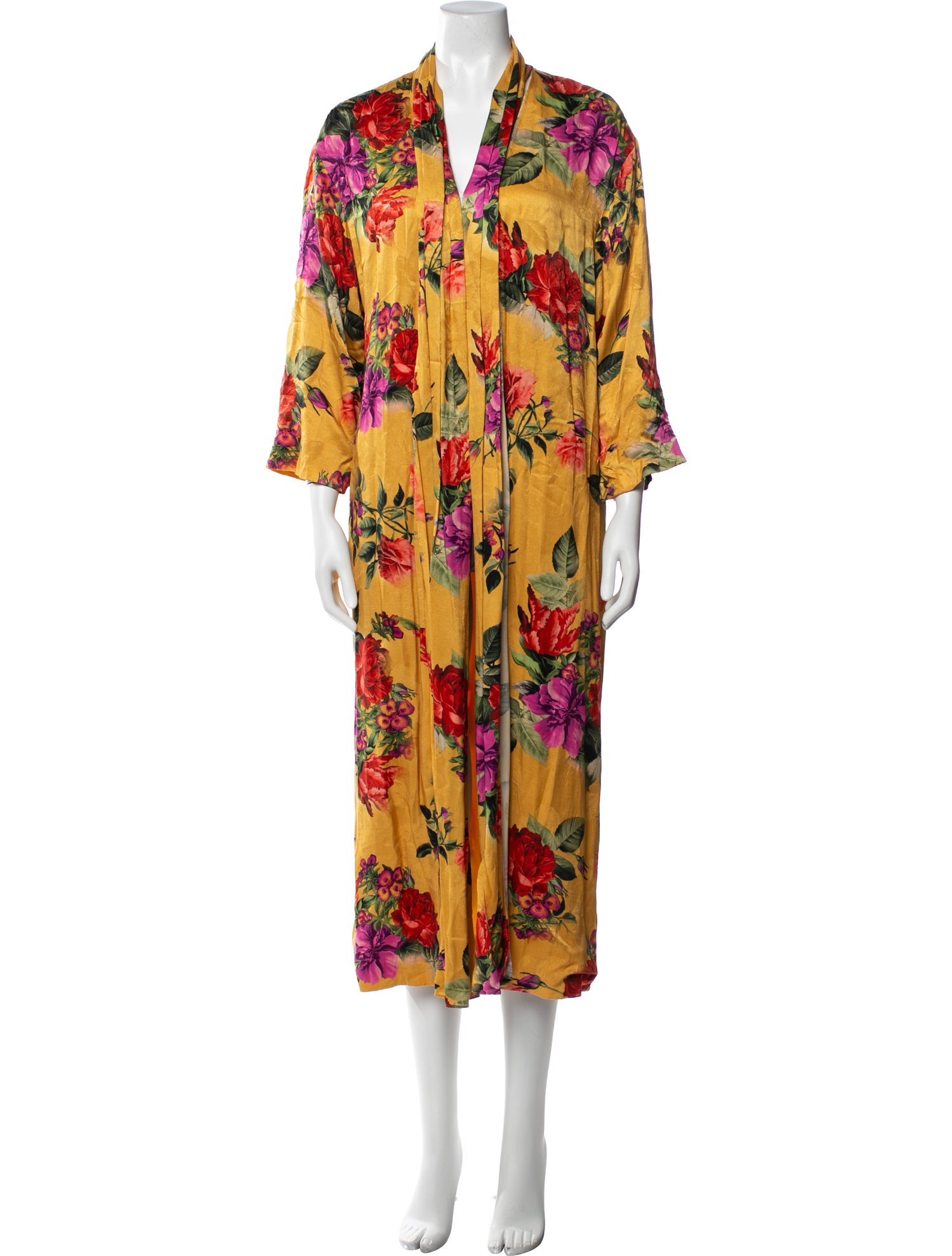 Alice + Olivia Floral Print Robe