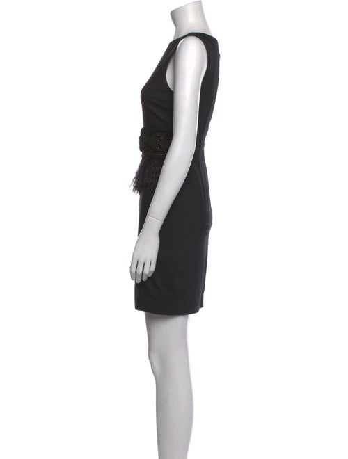 Alice + Olivia Bateau Neckline Mini Dress