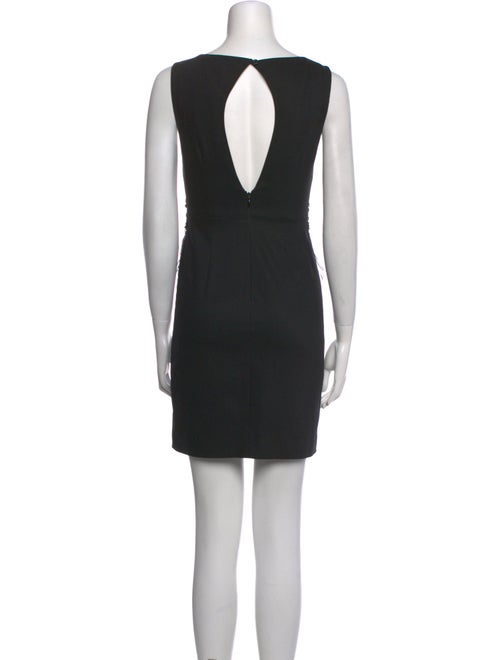 Alice + Olivia Bateau Neckline Mini Dress