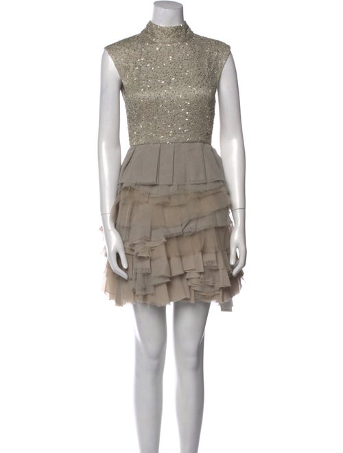 Alice + Olivia Silk Mini Dress