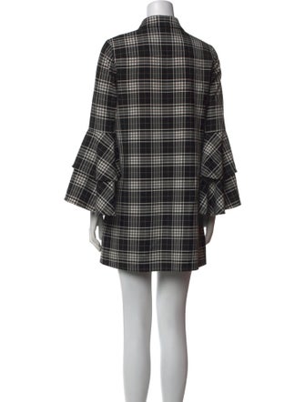 Alice + Olivia Plaid Print Mini Dress