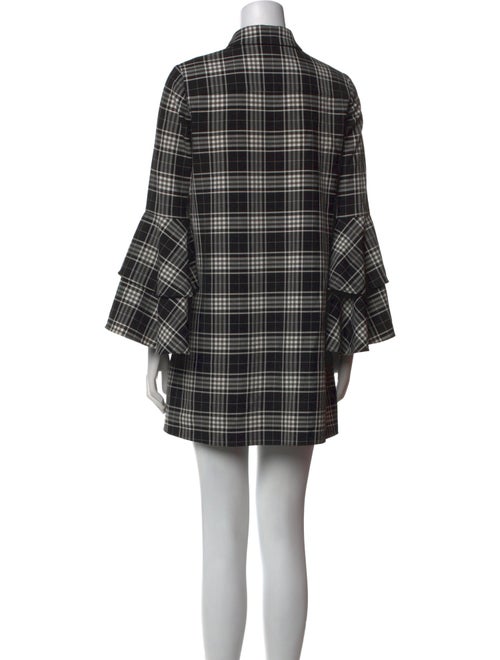 Alice + Olivia Plaid Print Mini Dress