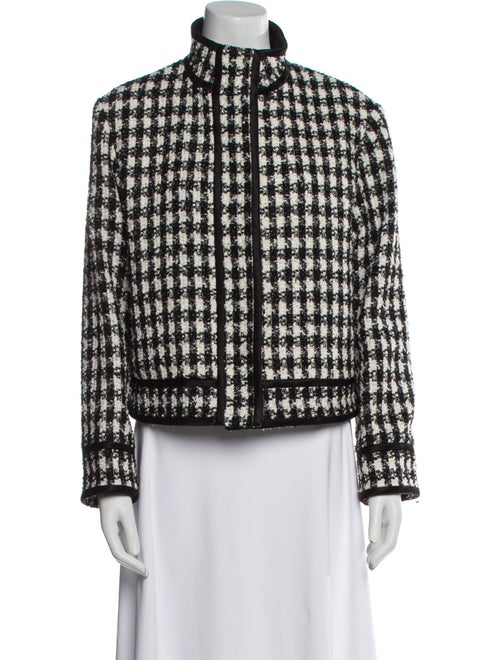 Alice + Olivia Plaid Print Evening Jacket