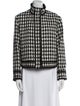 Alice + Olivia Plaid Print Evening Jacket