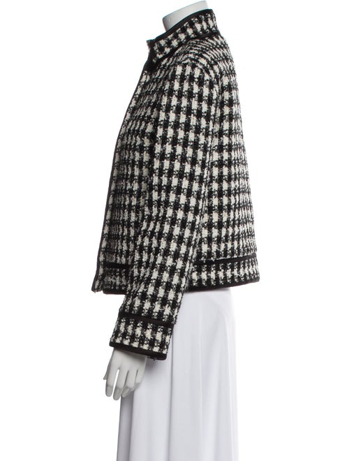 Alice + Olivia Plaid Print Evening Jacket