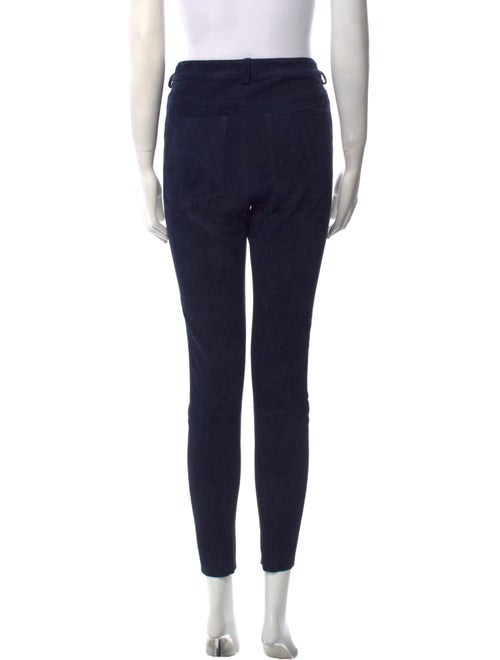 Alice + Olivia Lambskin Skinny Leg Pants