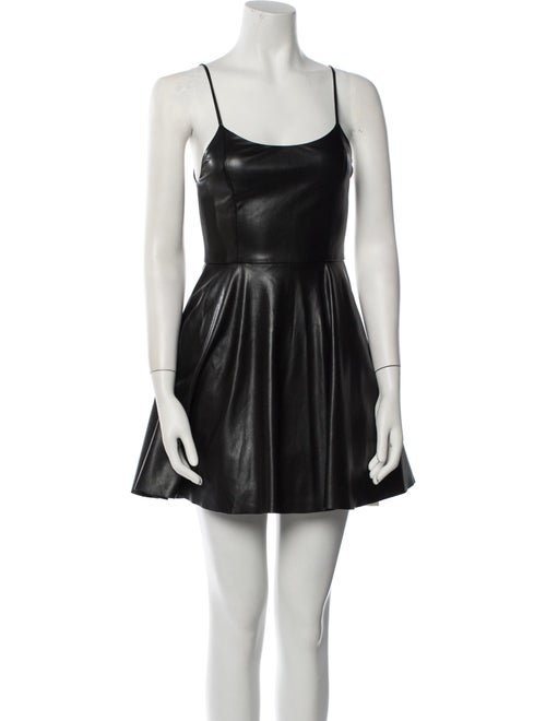 Alice + Olivia Scoop Neck Mini Dress