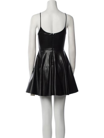Alice + Olivia Scoop Neck Mini Dress