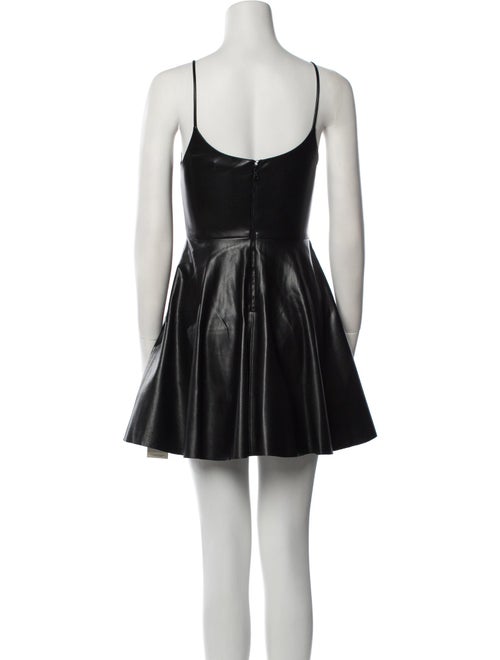 Alice + Olivia Scoop Neck Mini Dress