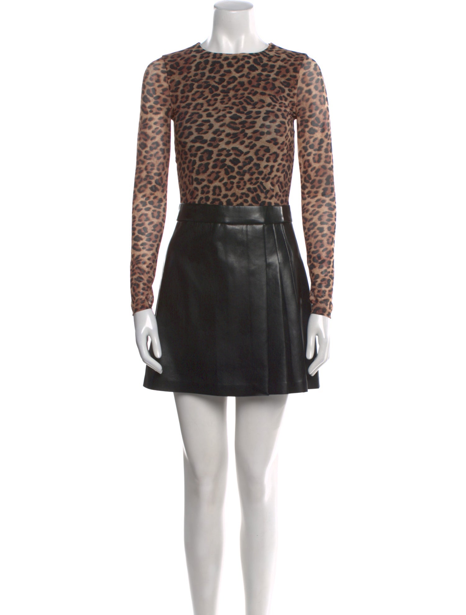Alice + Olivia Animal Print Mini Dress w/ Tags