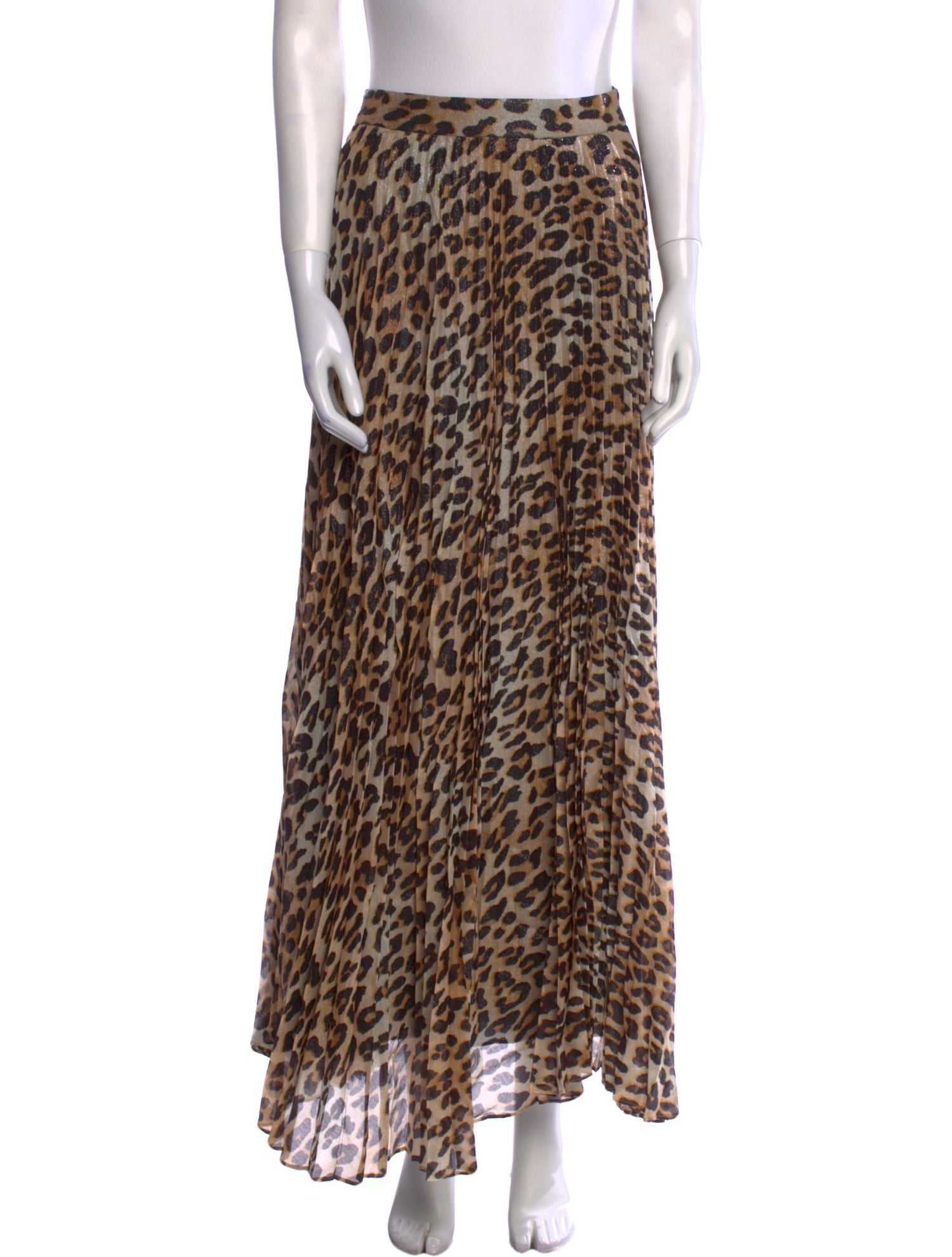 Alice + Olivia Silk Long Skirt