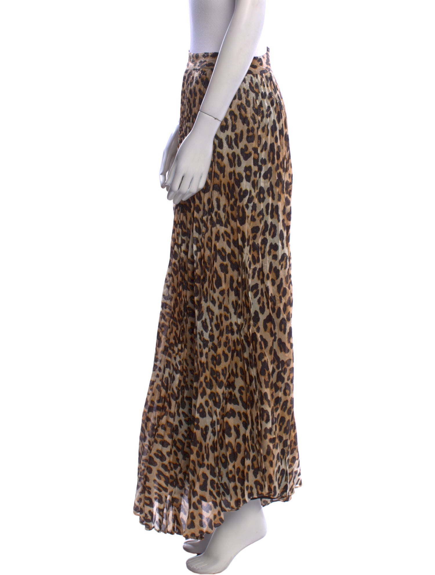 Alice + Olivia Silk Long Skirt