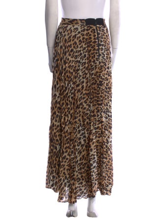 Alice + Olivia Silk Long Skirt