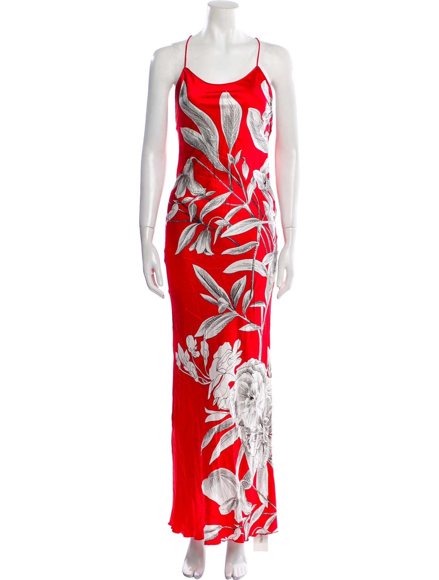 Alice + Olivia Printed Long Dress