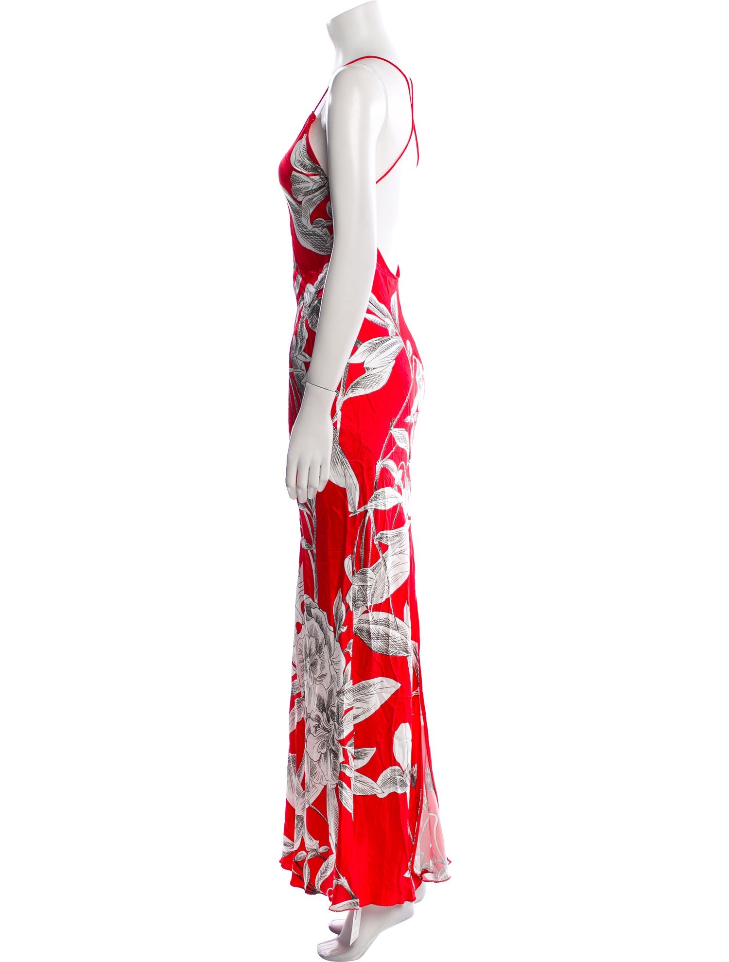 Alice + Olivia Printed Long Dress