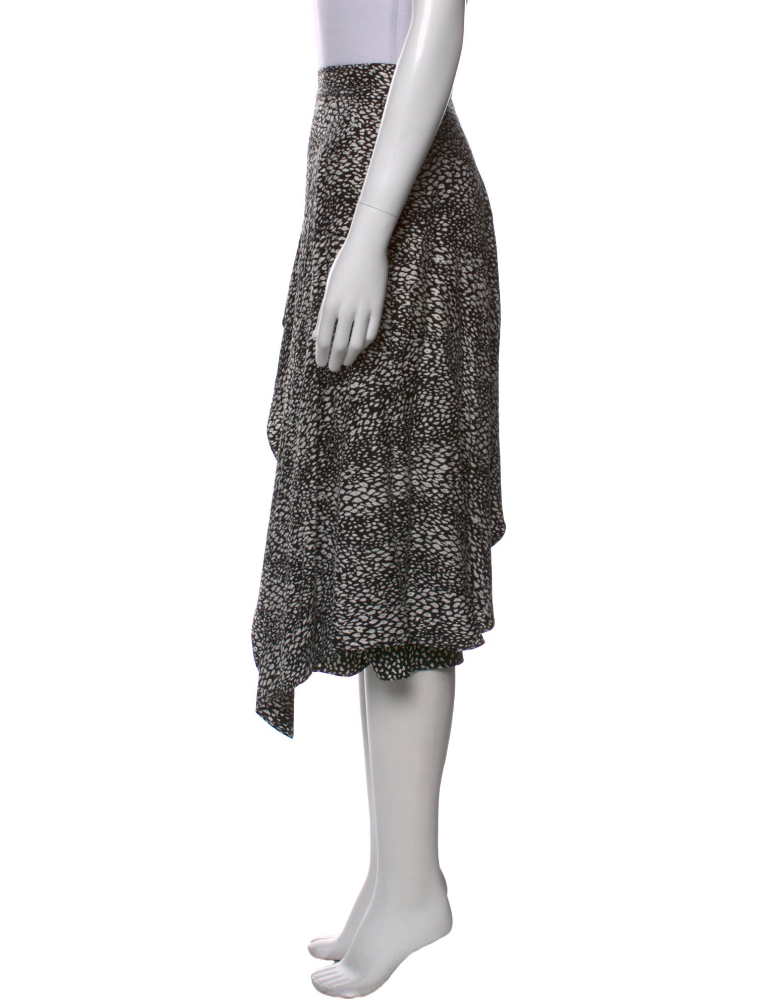 Alice + Olivia Printed Midi Length Skirt