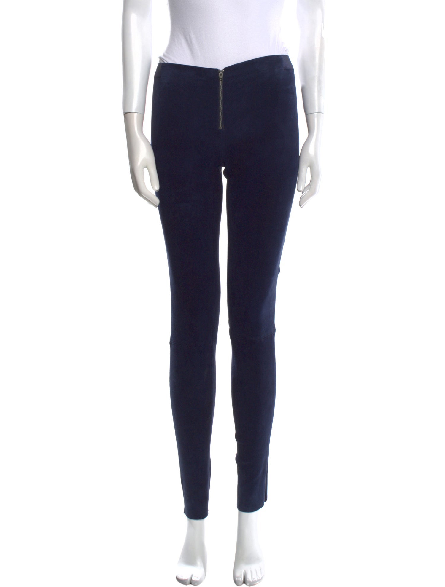 Alice + Olivia Lamb Leather Skinny Leg Pants