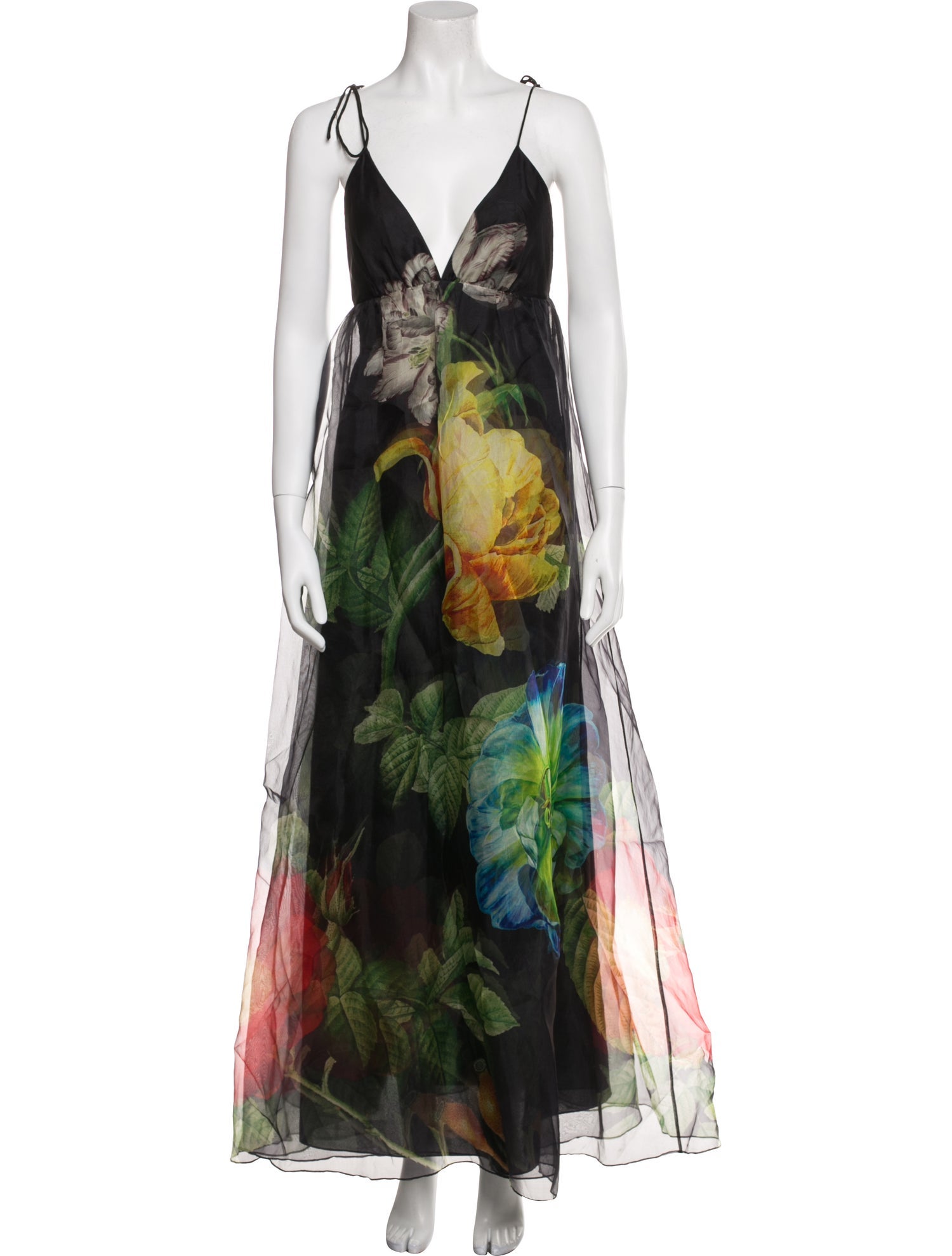 Alice + Olivia Silk Long Dress