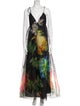Alice + Olivia Silk Long Dress