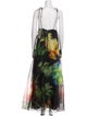 Alice + Olivia Silk Long Dress