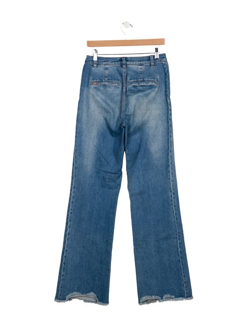 Alice + Olivia High-Rise Wide Leg Jeans