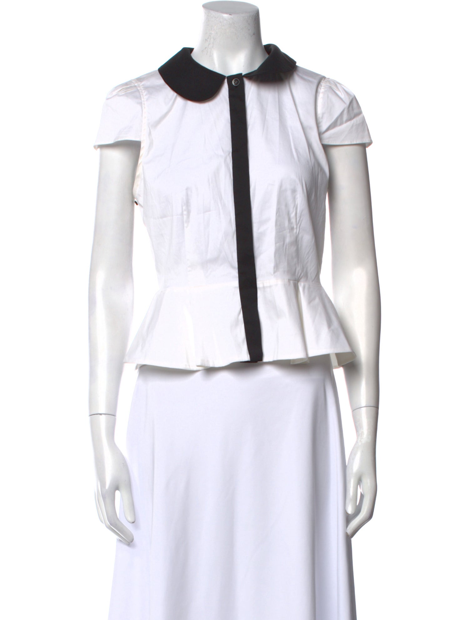 Alice + Olivia Short Sleeve Crop Top