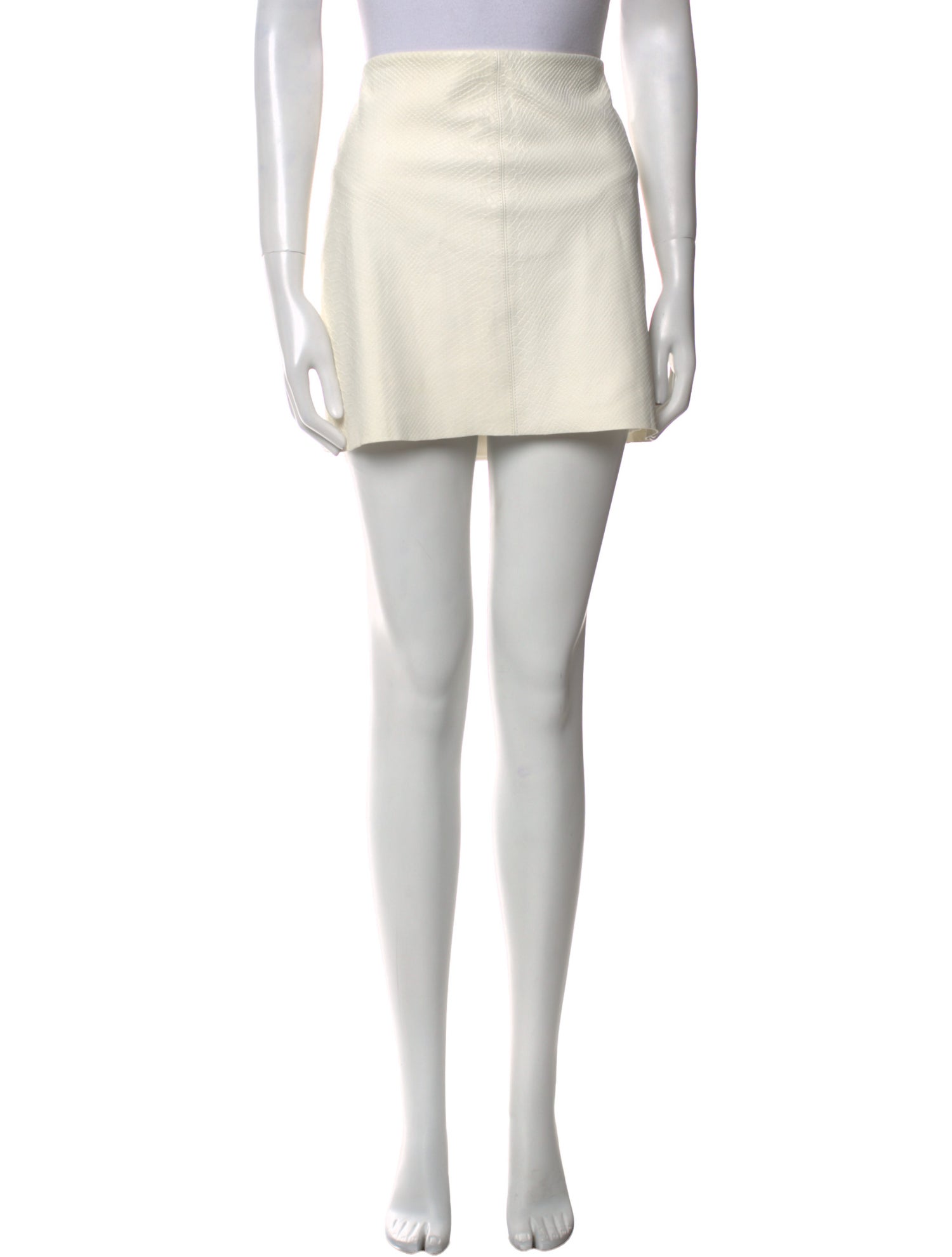 Alice + Olivia Lamb Leather Mini Skirt w/ Tags