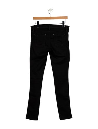 Alice + Olivia Low-Rise Skinny Leg Jeans
