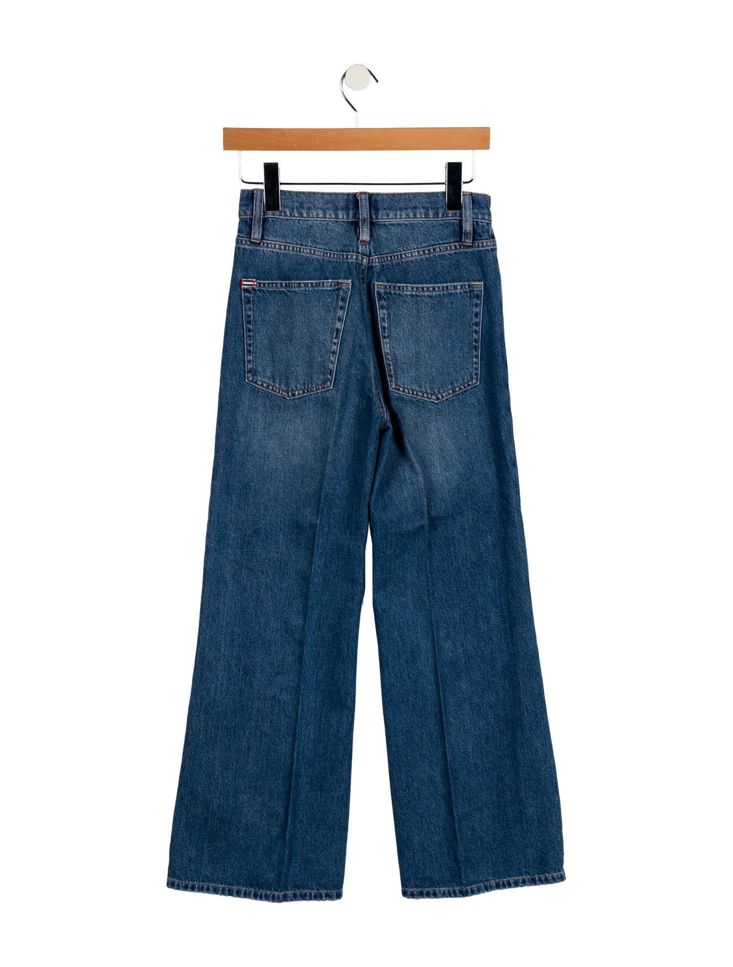 Alice + Olivia Mid-Rise Wide Leg Jeans
