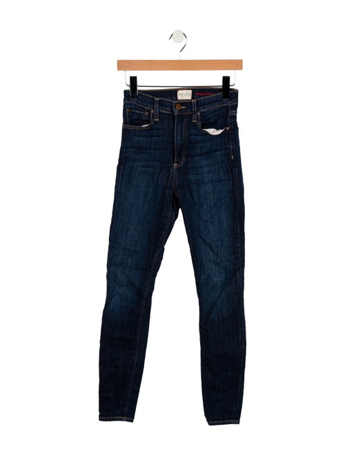 Alice + Olivia Mid-Rise Skinny Leg Jeans