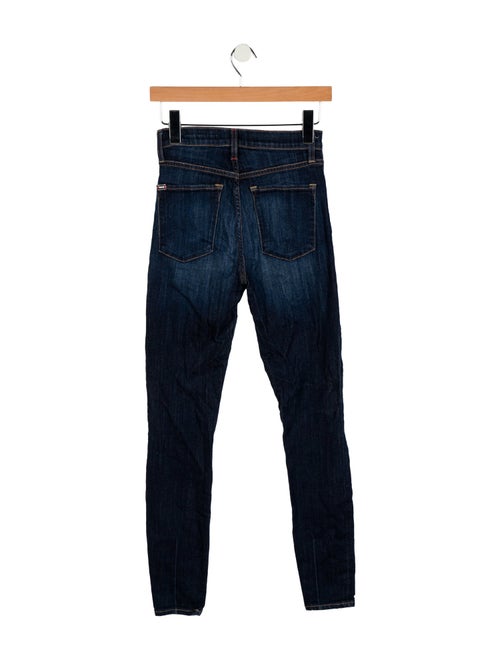 Alice + Olivia Mid-Rise Skinny Leg Jeans