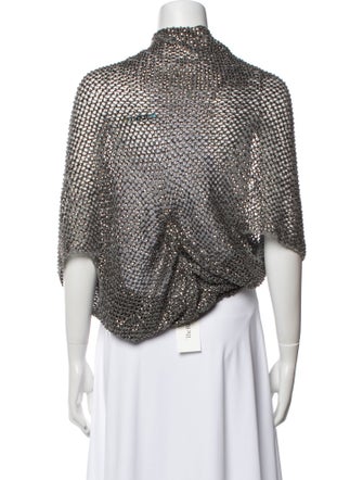 Alice + Olivia V-Neck Three-Quarter Sleeve Bodysuit