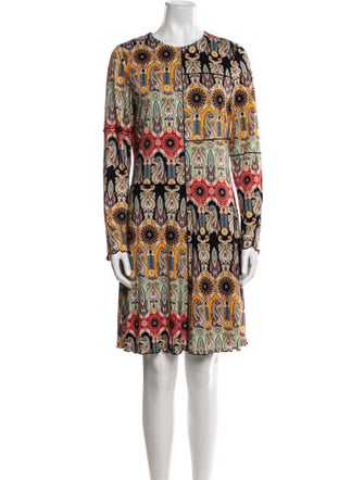 Alice + Olivia Paisley Print Knee-Length Dress