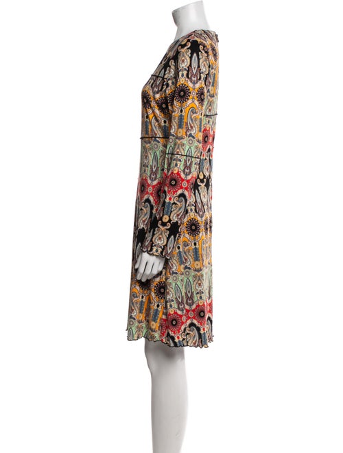 Alice + Olivia Paisley Print Knee-Length Dress