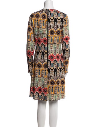 Alice + Olivia Paisley Print Knee-Length Dress