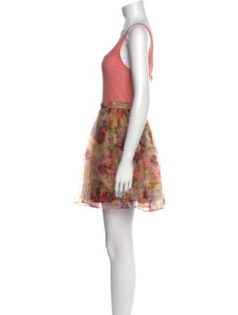 Alice + Olivia Silk Mini Dress