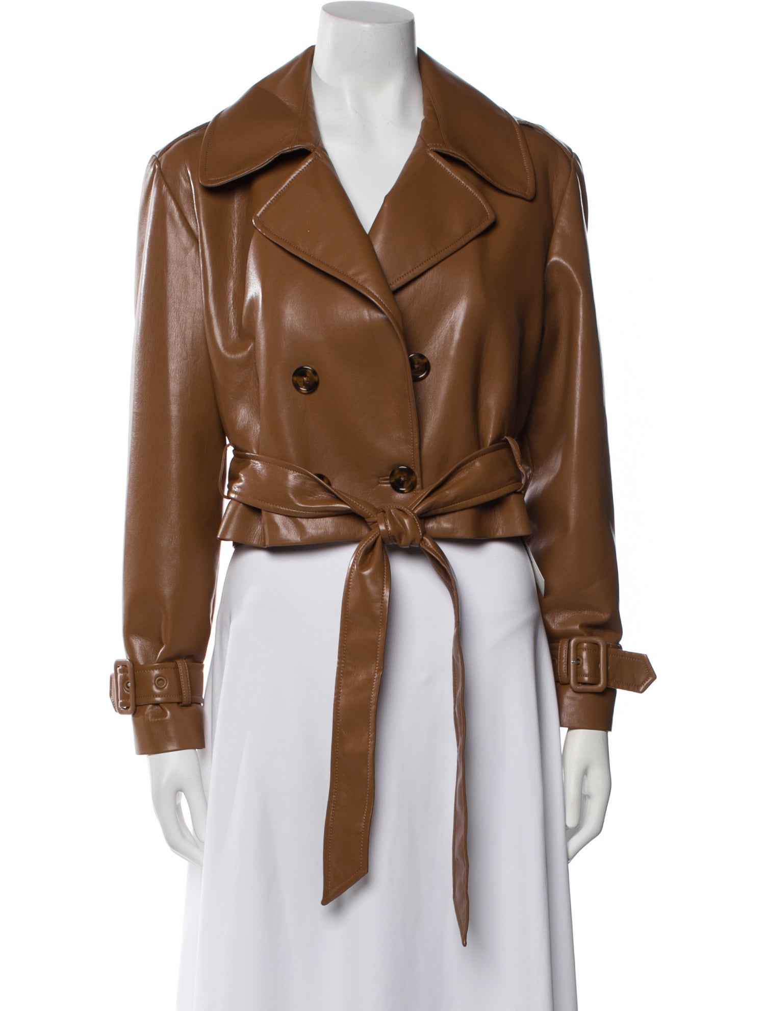 Alice + Olivia Faux Leather Biker Jacket