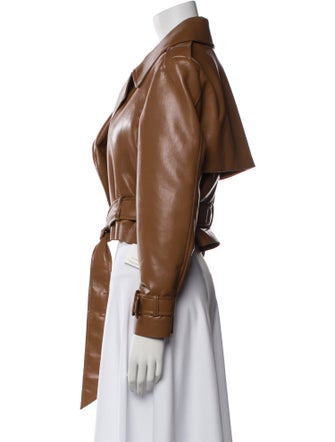 Alice + Olivia Faux Leather Biker Jacket