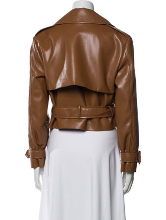 Alice + Olivia Faux Leather Biker Jacket