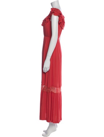 Alice + Olivia Square Neckline Long Dress