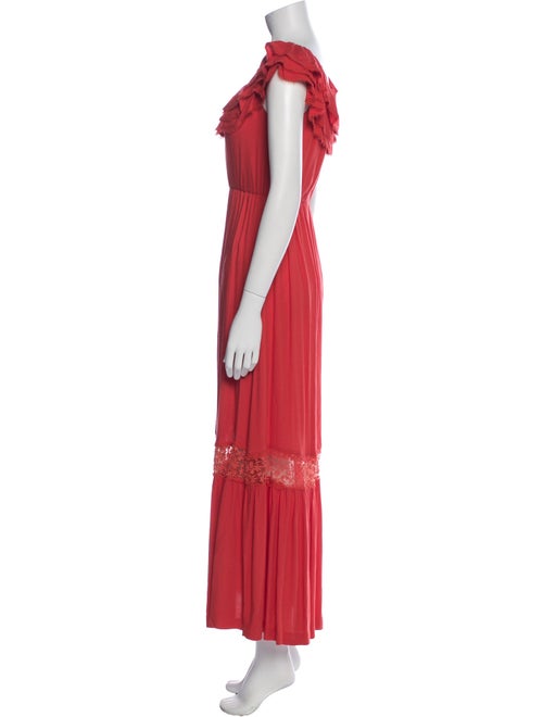 Alice + Olivia Square Neckline Long Dress