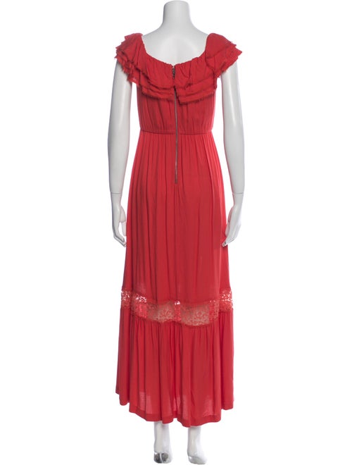 Alice + Olivia Square Neckline Long Dress
