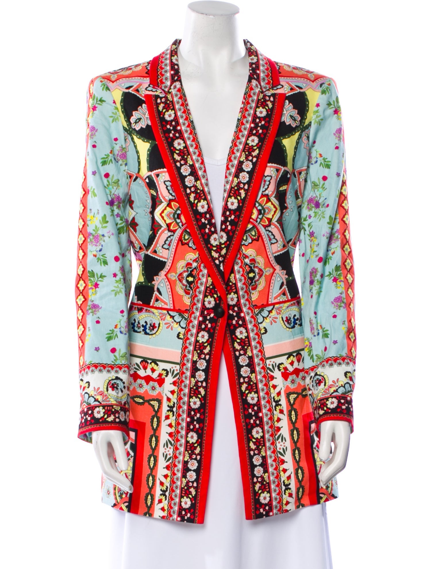 Alice + Olivia Floral Print Blazer
