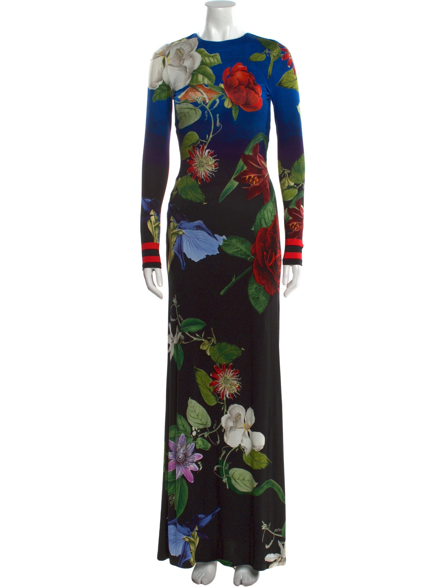 Alice + Olivia Floral Print Long Dress