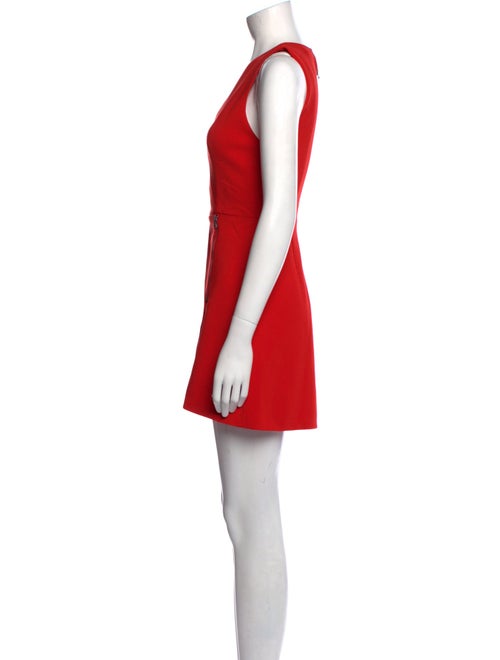 Alice + Olivia V-Neck Mini Dress